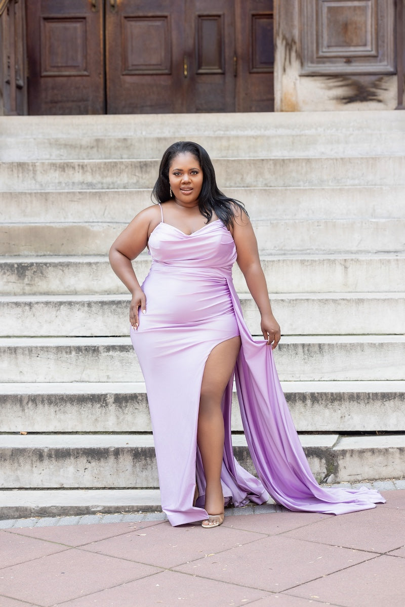knee length dresses for ladies The Renee Gown (Lavender) Quick Ship! Lavender / 6