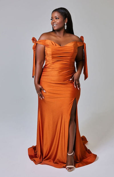The Tianna Gown (Burnt Sienna) - June Pre-Order