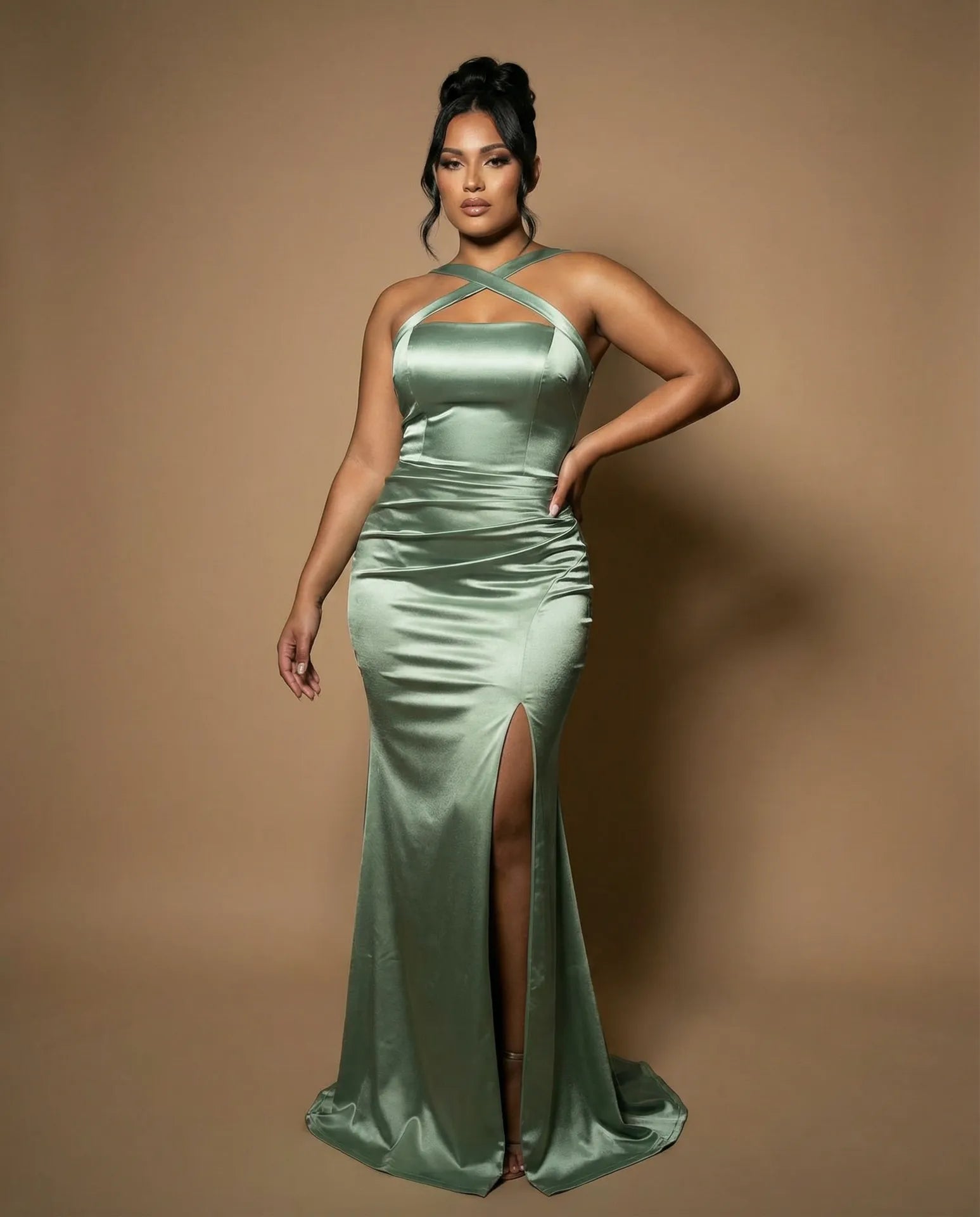 ivy green bridesmaid dresses The Ivy Dress Sage (Ready to Ship) Small