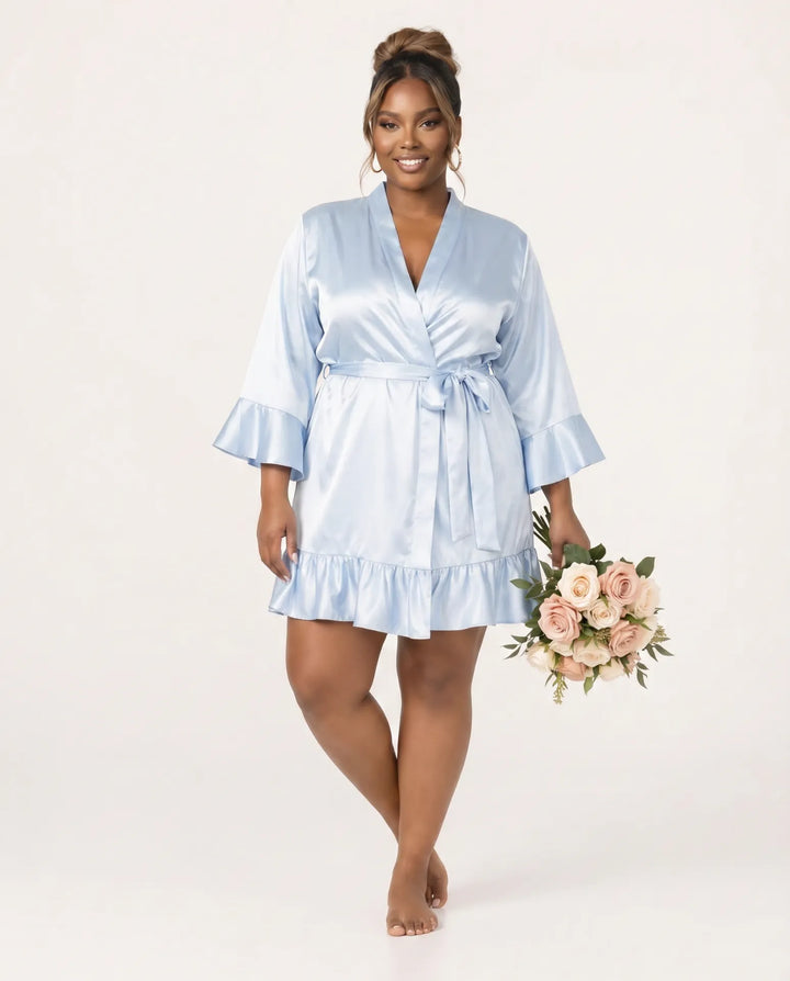 Giant Ruffle Robe The Ruffle Bridal Party Robe | Bridal Babes