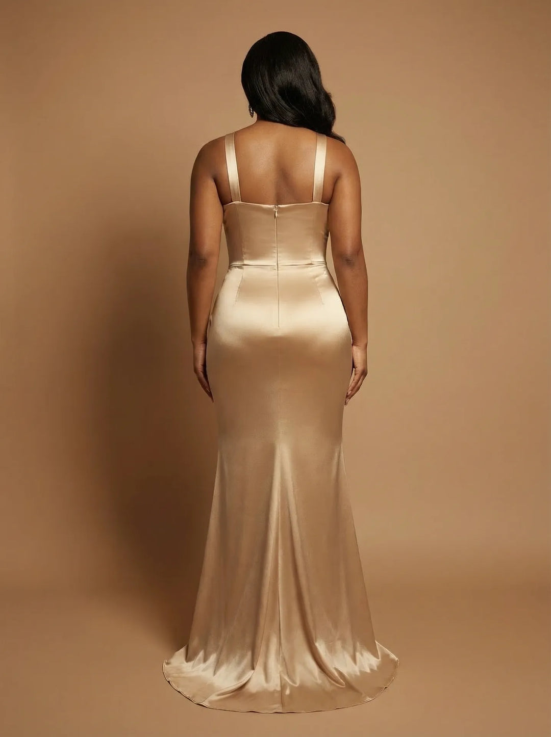 The Ivy Dress Champagne-Gold (Ready to Ship) 4XL The Ivy Dress Champagne-Gold (Ready to Ship) 4XL