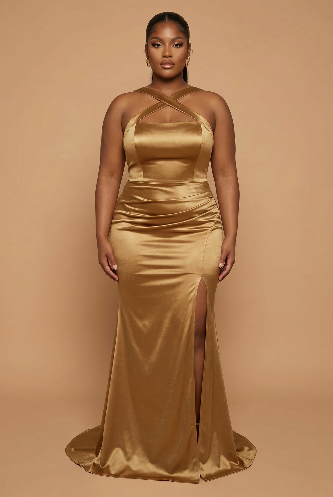 The Ivy Dress Bronze (November Delivery)