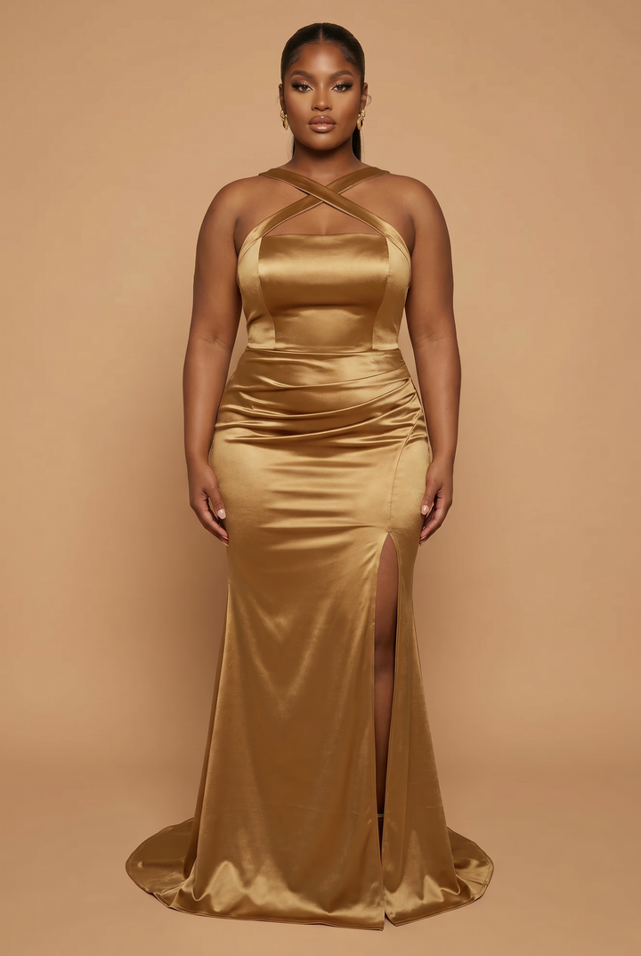 The Ivy Dress Bronze (November Delivery)
