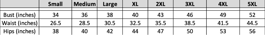 Size & Measurement Guide