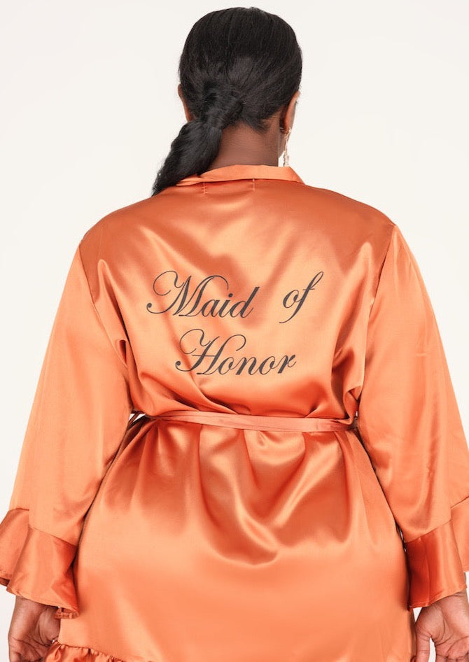 The Ruffle Bridal Party Robe | Bridal Babes