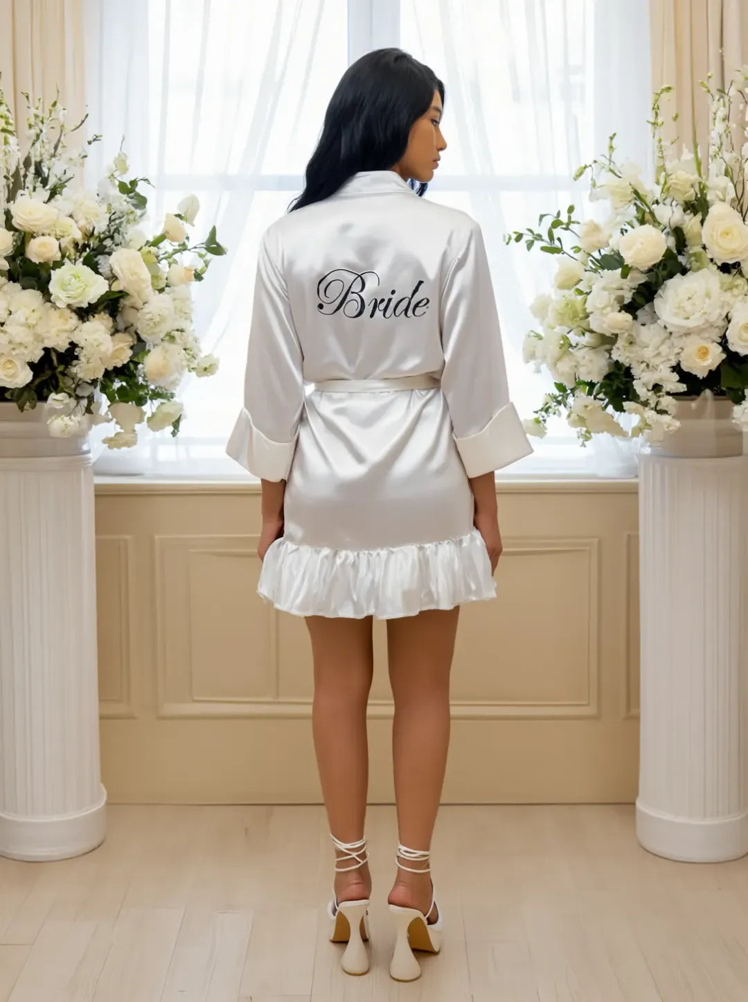The Ruffle Bride Robe