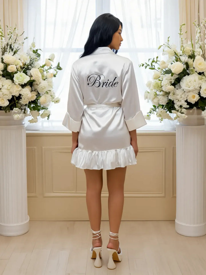 The Ruffle Bride Robe