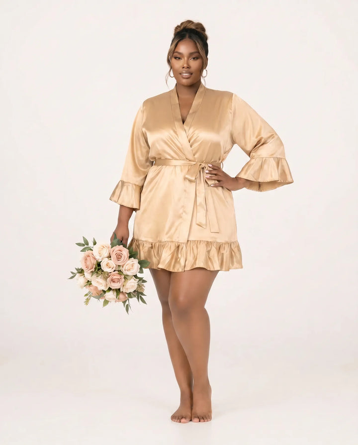 Rubal Friend Robe The Ruffle Bridal Party Robe | Bridal Babes